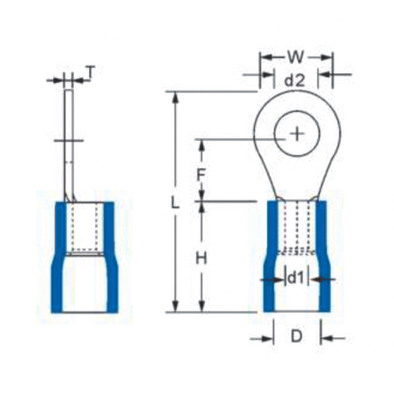 Round Pre-Insulated Terminal (TO-JTK Type)