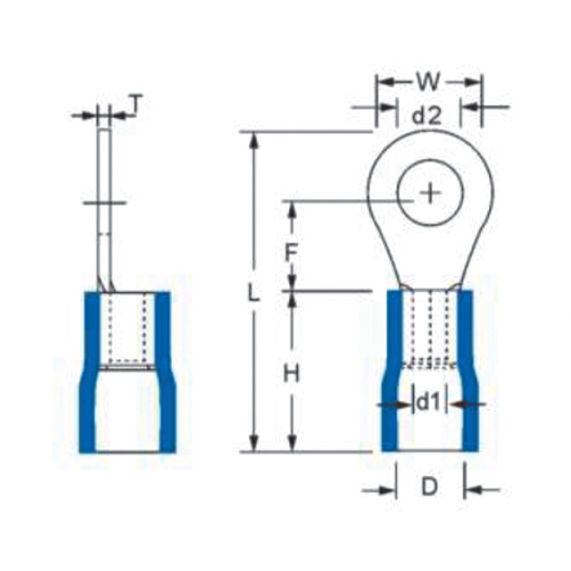 Round Pre-Insulated Terminal (TO-JTKType)