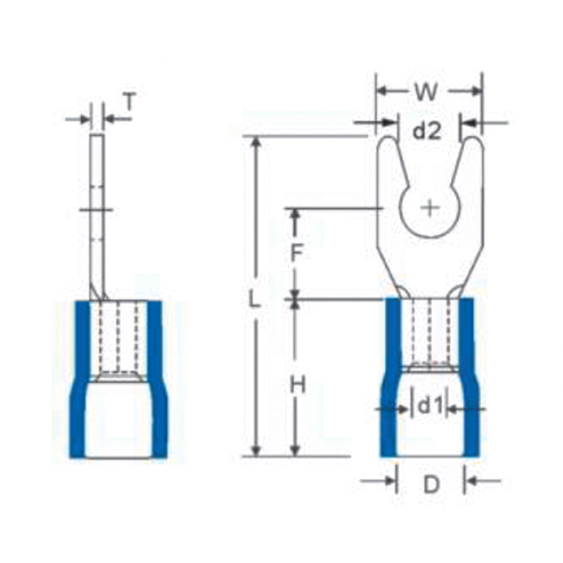 Locking Fork Pre-Insulated Terminal